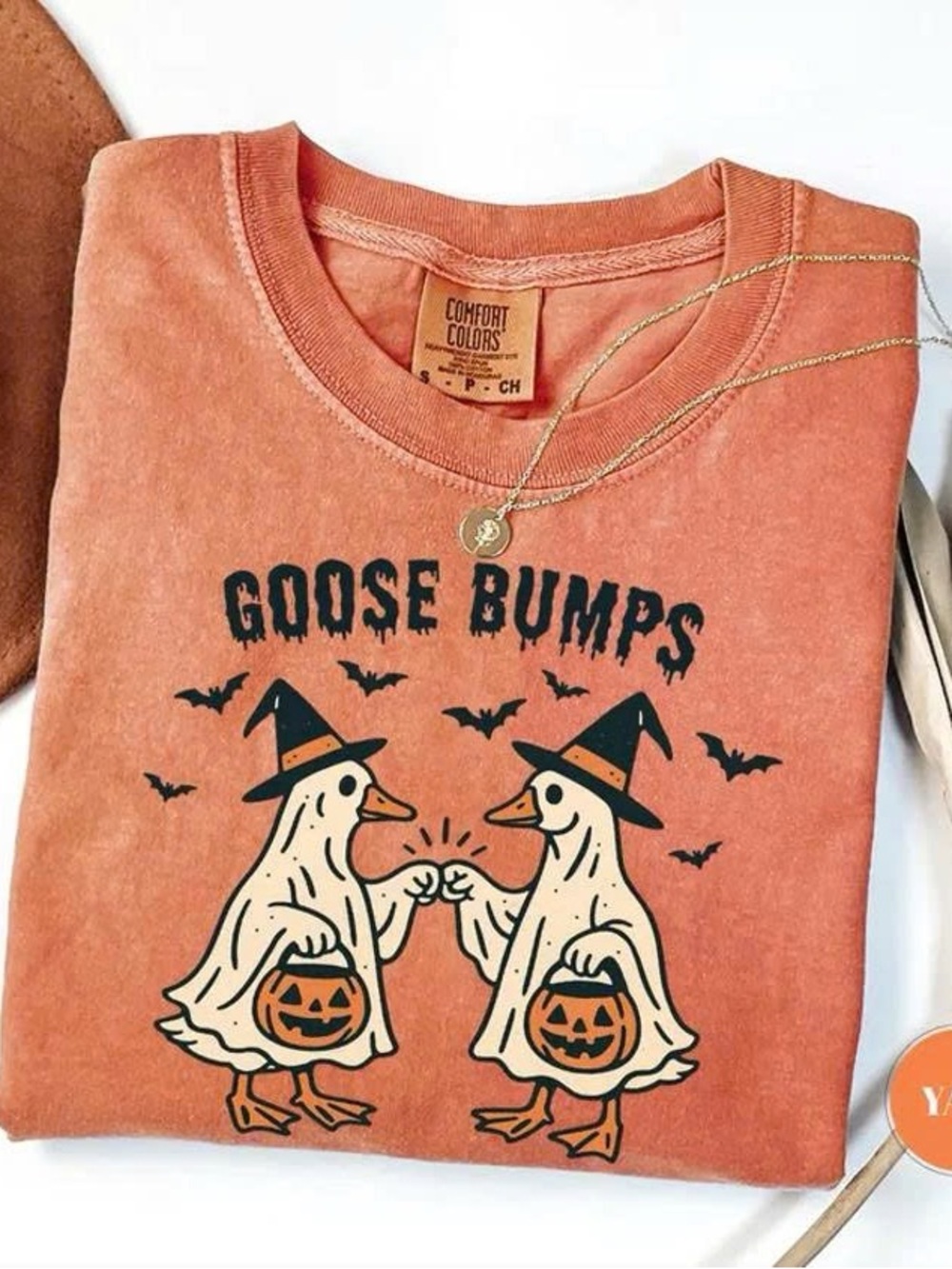 Yam Halloween 'Goose Bumps' Graphic Tee